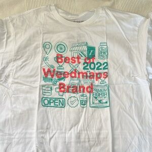 Large Weedmaps 2022 tee shirt
